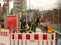 Vorbereitung Flutung U Bahn Koeln Heumarkt P313